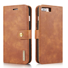 Load image into Gallery viewer, DG.MING for iPhone 8 Plus &amp; iPhone 7 Plus Crazy Horse Texture Horizontal Flip Detachable Magnetic Protective Case with Holder &amp; Card Slots &amp; Wallet, iPhone 8P &amp; 7P
