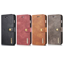 Load image into Gallery viewer, DG.MING for iPhone 8 Plus &amp; iPhone 7 Plus Crazy Horse Texture Horizontal Flip Detachable Magnetic Protective Case with Holder &amp; Card Slots &amp; Wallet