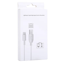 Load image into Gallery viewer, 1m 8 Pin to Type-B Male Piano / Electronic Piano Cable MIDI Cable Adapter