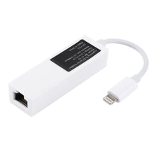 Load image into Gallery viewer, NK107A1 8 Pin to RJ45 Ethernet LAN Network Adapter Cable for iPhone / iPad Series, Total Length: 16cm