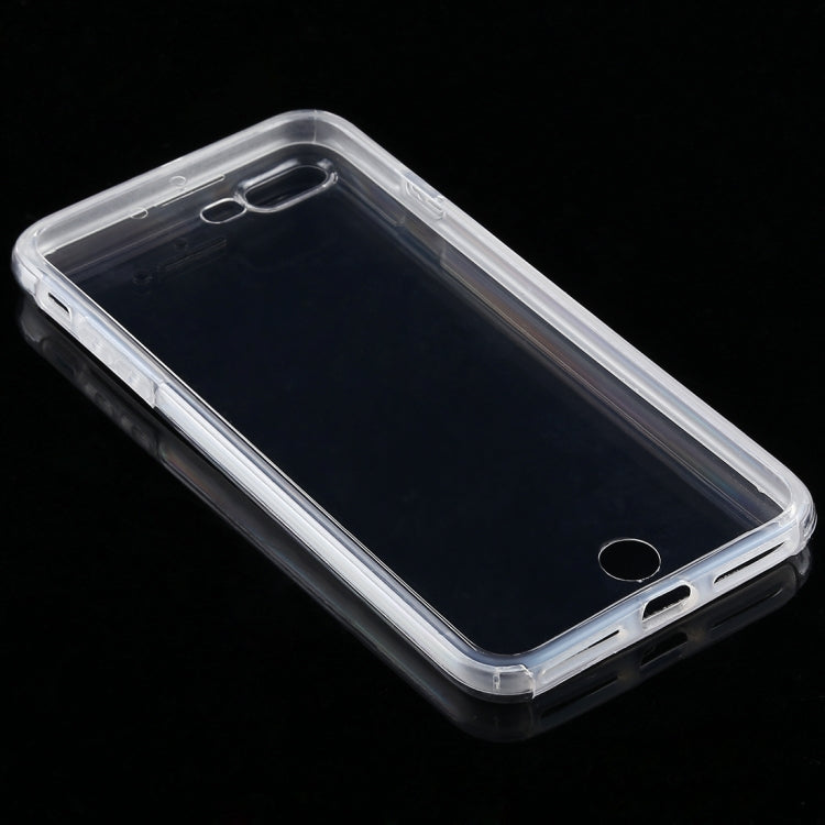 0.75mm Double-sided Ultra-thin Transparent PC + TPU Case for iPhone 8  Plus & 7 Plus