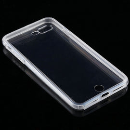 0.75mm Double-sided Ultra-thin Transparent PC + TPU Case for iPhone 8  Plus & 7 Plus