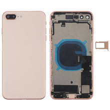 Load image into Gallery viewer, Battery Back Cover Assembly with Side Keys &amp; Vibrator &amp; Speaker Ringer Buzzer &amp; Power Button + Volume Button Flex Cable &amp; Card Tray for iPhone 8 Plus