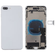 Load image into Gallery viewer, Battery Back Cover Assembly with Side Keys &amp; Vibrator &amp; Speaker Ringer Buzzer &amp; Power Button + Volume Button Flex Cable &amp; Card Tray for iPhone 8 Plus