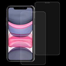 Load image into Gallery viewer, For iPhone 11 / XR 2pcs 0.26mm 9H 2.5D Tempered Glass Film