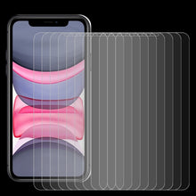 Load image into Gallery viewer, For iPhone 11 / XR 10pcs 0.26mm 9H 2.5D Tempered Glass Film