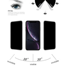 Load image into Gallery viewer, For iPhone 11 / XR 9H 3D Privacy Anti-glare Non-full Screen Tempered Glass Screen Protector, For XR