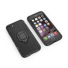 Load image into Gallery viewer, PC + TPU Shockproof Protective Case for iPhone 8 Plus &amp; 7 Plus, with Magnetic Ring Holder, For 8P &amp; 7P