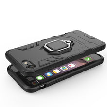 Load image into Gallery viewer, PC + TPU Shockproof Protective Case for iPhone 8 Plus &amp; 7 Plus, with Magnetic Ring Holder, For 8P &amp; 7P