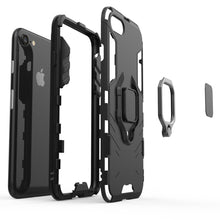 Load image into Gallery viewer, PC + TPU Shockproof Protective Case for iPhone 8 Plus &amp; 7 Plus, with Magnetic Ring Holder, For 8P &amp; 7P
