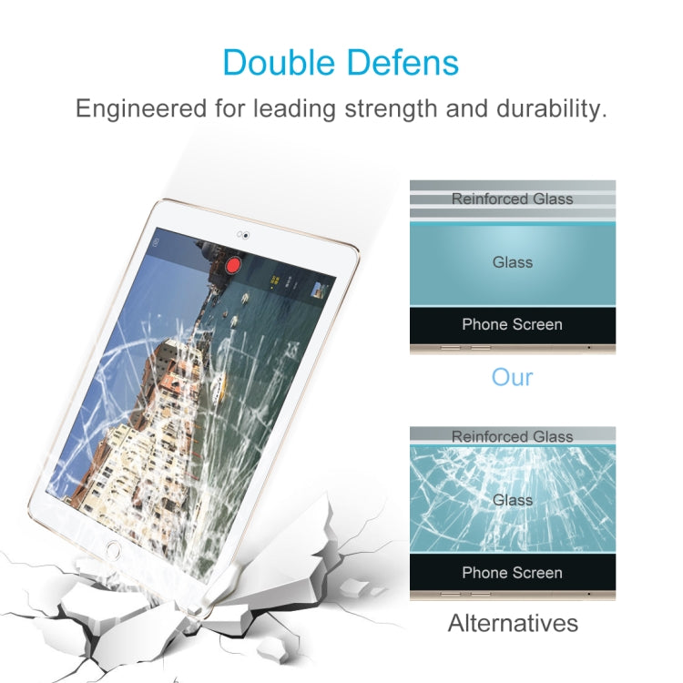 9H 10D Explosion-proof Tempered Glass Film for iPad 5 & 6 9.7 inch