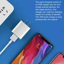 Load image into Gallery viewer, Original Xiaomi 18W Wall Charger Adapter Single Port USB Quick Charger, US Plug