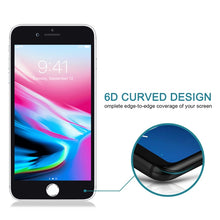 Load image into Gallery viewer, 9H 6D Anti-peep Tempered Glass Film for iPhone 7 Plus, For iPhone 7 Plus(Black)
