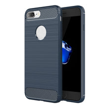 Load image into Gallery viewer, For iPhone 8 Plus Brushed Texture Fiber TPU Rugged Armor Protective Case, For iPhone 8 Plus