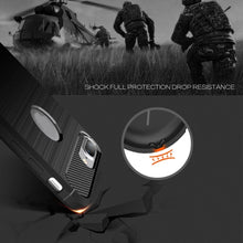 Load image into Gallery viewer, For iPhone 8 Plus Brushed Texture Fiber TPU Rugged Armor Protective Case, For iPhone 8 Plus