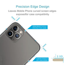 Load image into Gallery viewer, For iPhone 11 Pro Max 9H 2.5D Half - Screen Transparent Mobile Phone Tempered Glass Film Back Film, For iPhone 11 Pro Max (1 PC)
