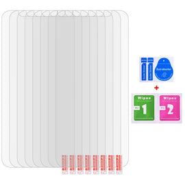 For iPhone 12 / 12 Pro 10pcs 0.26mm 9H 2.5D Tempered Glass Film (Slotted)