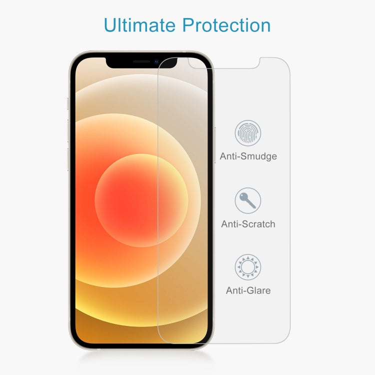 For iPhone 12 mini 0.26mm 9H 2.5D Tempered Glass Film (Slotted)