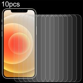 For iPhone 12 mini 10pcs 0.26mm 9H 2.5D Tempered Glass Film (Open Hole)