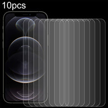 Load image into Gallery viewer, For iPhone 12 Pro Max 10pcs 0.26mm 9H 2.5D Tempered Glass Film (Open Hole)