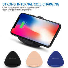 Load image into Gallery viewer, QK11 10W ABS + PC Fast Charging Qi Wireless Charger Pad, QK11 Black, QK11 Gold, QK11 Blue