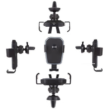 Load image into Gallery viewer, K81 10W QI Universal Rotating Gravity Induction Car Wireless Charging Mobile Phone Holder with Suction Cup, K81