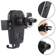 Load image into Gallery viewer, K81 10W QI Universal Rotating Gravity Induction Car Wireless Charging Mobile Phone Holder with Suction Cup, K81