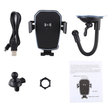 Load image into Gallery viewer, K81 10W QI Universal Rotating Gravity Induction Car Wireless Charging Mobile Phone Holder with Suction Cup, K81