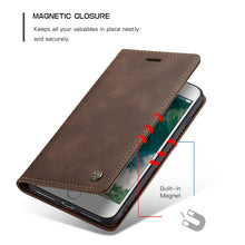 Load image into Gallery viewer, CaseMe-013 Multifunctional Retro Frosted Horizontal Flip Leather Case for iPhone 7 Plus / 8 Plus, with Card Slot &amp; Holder &amp; Wallet