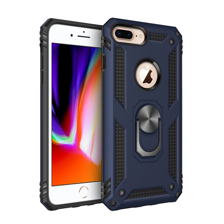 Sergeant Armor Shockproof TPU + PC Protective Case for iPhone 7 / 8 Plus, with 360 Degree Rotation Holder