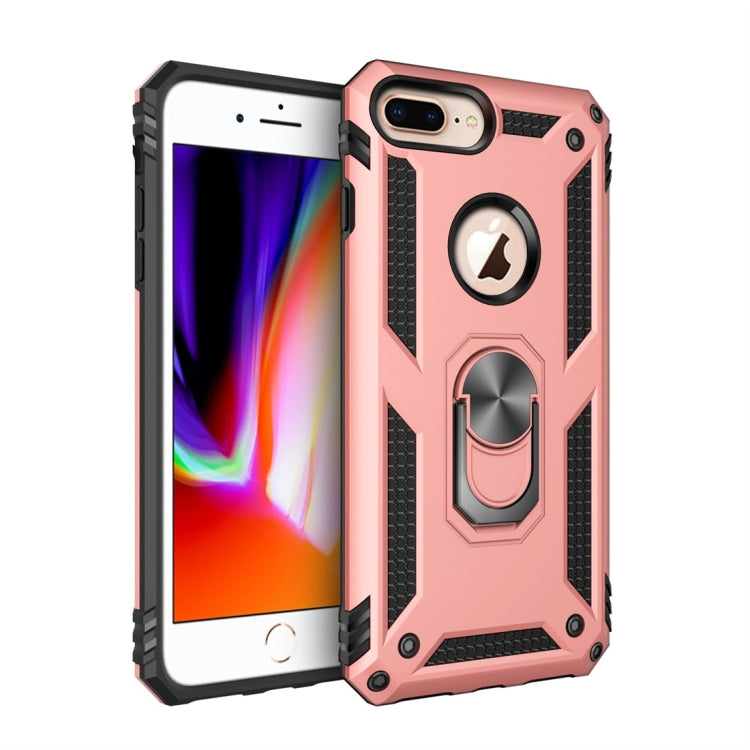 Sergeant Armor Shockproof TPU + PC Protective Case for iPhone 7 / 8 Plus, with 360 Degree Rotation Holder