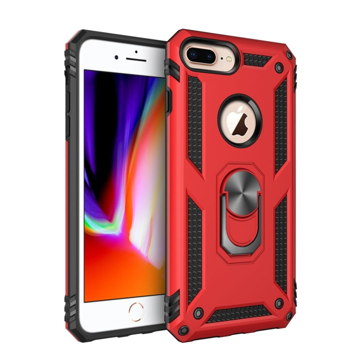 Sergeant Armor Shockproof TPU + PC Protective Case for iPhone 7 / 8 Plus, with 360 Degree Rotation Holder