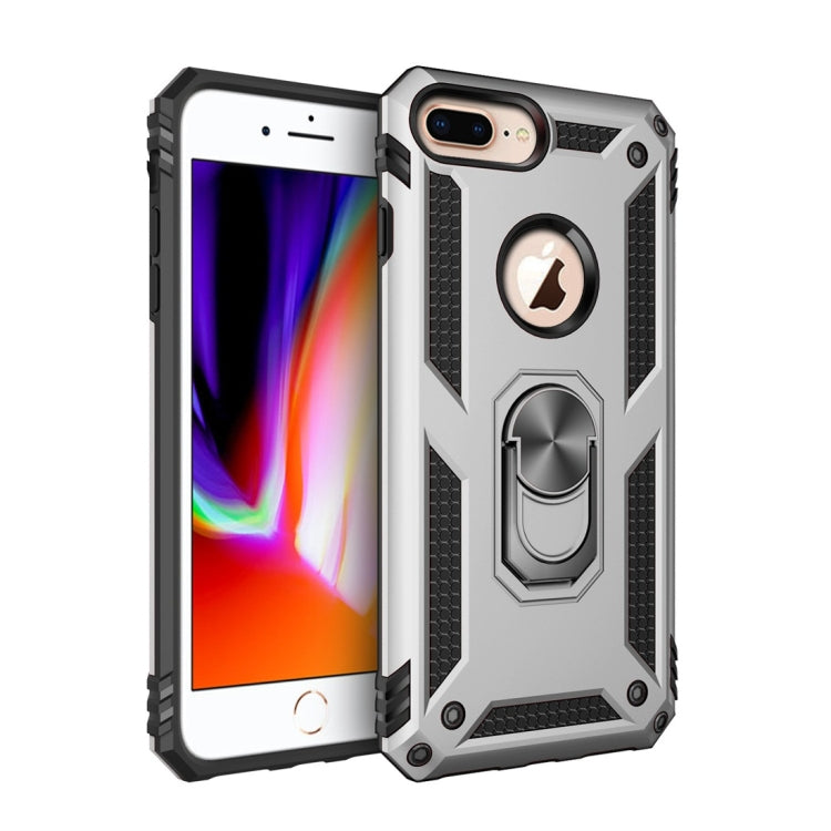 Sergeant Armor Shockproof TPU + PC Protective Case for iPhone 7 / 8 Plus, with 360 Degree Rotation Holder