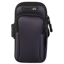 Load image into Gallery viewer, Multi-functional Universal Double Layer Zipper Sport Arm Case Phone Bag with Earphone Hole for 6.6 Inch or Below Smartphones