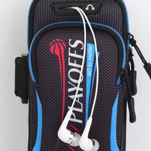 Load image into Gallery viewer, Multi-functional Universal Double Layer Zipper Sport Arm Case Phone Bag with Earphone Hole for 6.6 Inch or Below Smartphones