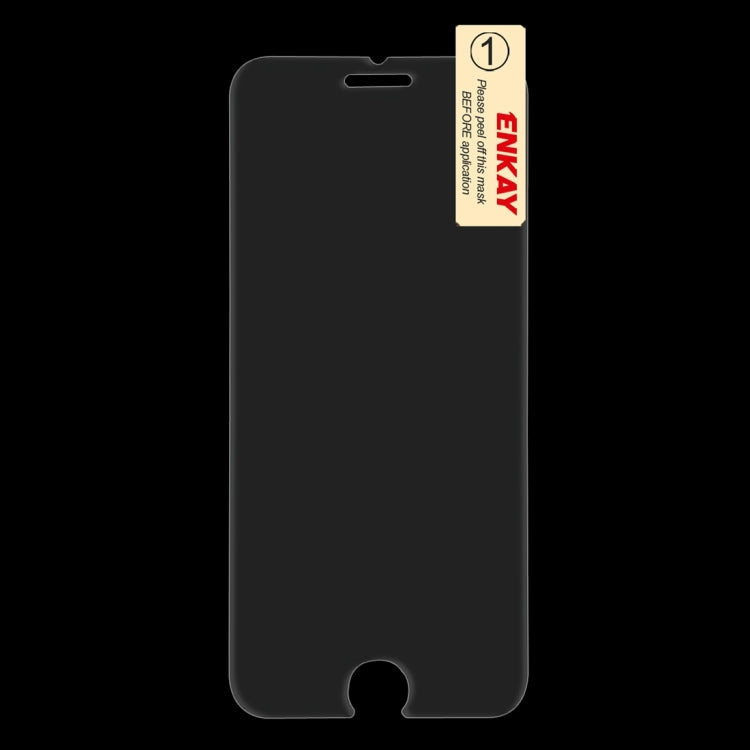 10 PCS ENKAY for iPhone 8 Plus & 7 Plus 0.26mm 9H Hardness 2.5D Curved Tempered Glass Screen Film