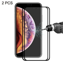 Load image into Gallery viewer, For iPhone X / XS 2pcs ENKAY Hat-Prince 0.2mm 9H 2.5D Full Screen Tempered Glass Film