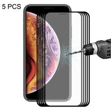 Load image into Gallery viewer, For iPhone X / XS 5pcs ENKAY Hat-Prince 0.2mm 9H 2.5D Full Screen Tempered Glass Film