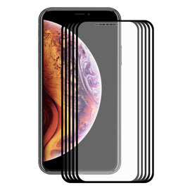 5pcs For iPhone XS Max ENKAY Hat-Prince 0.2mm 9H 2.5D Full Screen Tempered Glass Film