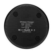 Load image into Gallery viewer, TOVYS-KC-N5 9V 1A Output Frosted Round Wire Qi Standard Fast Charging Wireless Charger, Cable Length: 1m