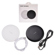 Load image into Gallery viewer, TOVYS-KC-N5 9V 1A Output Frosted Round Wire Qi Standard Fast Charging Wireless Charger, Cable Length: 1m