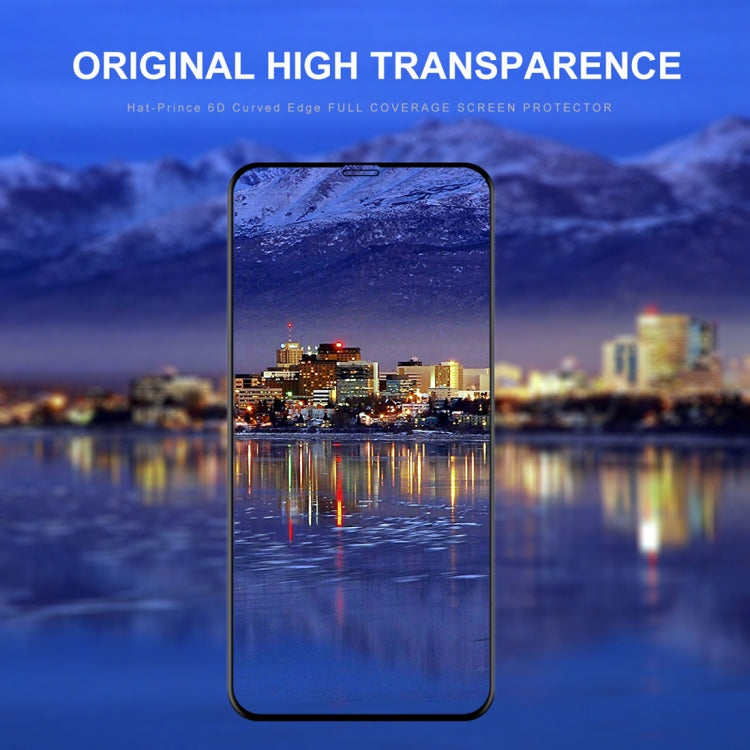 For iPhone 11 Pro Max / XS Max ENKAY Hat-Prince 0.26mm 9H 6D Curved Full Screen Tempered Glass Film