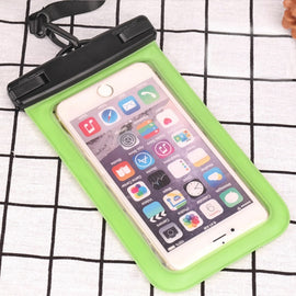PVC Transparent Universal IPX8 Waterproof Bag with Lanyard for Smart Phones below 6.3 inch