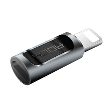 Load image into Gallery viewer, ROCK 2.1A Portable USB-C/Type-C to 8 Pin Audio Converter Earphone Adapter