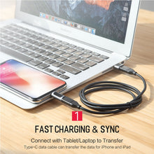 Load image into Gallery viewer, ROCK 2.1A Portable USB-C/Type-C to 8 Pin Audio Converter Earphone Adapter