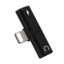 Load image into Gallery viewer, 2 in 1 8 Pin 5V 1A Listen Call Audio Converter Earphone Adapter, IP8P3681B, IP8P3681S