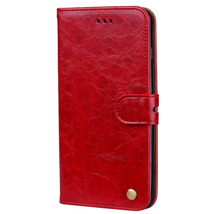For iPhone 8 Plus & 7 Plus Business Style Oil Wax Texture Horizontal Flip Leather Case with Holder & Card Slots & Wallet