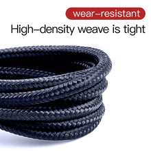 Load image into Gallery viewer, Baseus 2.4A 1m USB to 8 Pin High Density Nylon Weave USB Cable for iPhone, iPad