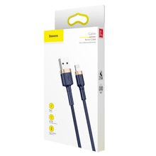 Load image into Gallery viewer, Baseus 2.4A 1m USB to 8 Pin High Density Nylon Weave USB Cable for iPhone, iPad