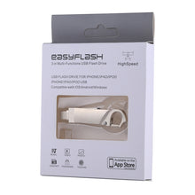 Load image into Gallery viewer, RQW-10F 2 in 1 USB 2.0 &amp; 8 Pin 32GB Keychain Flash Drive